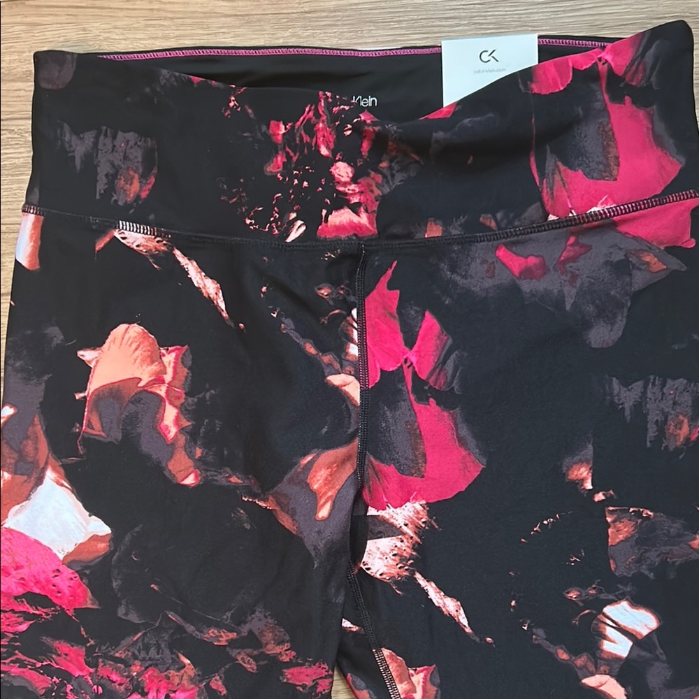 NWT Calvin Klein XL Abstract Print Leggings - Picture 4 of 5